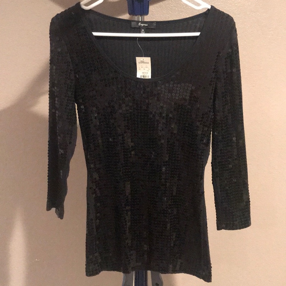 Express Black Blouse